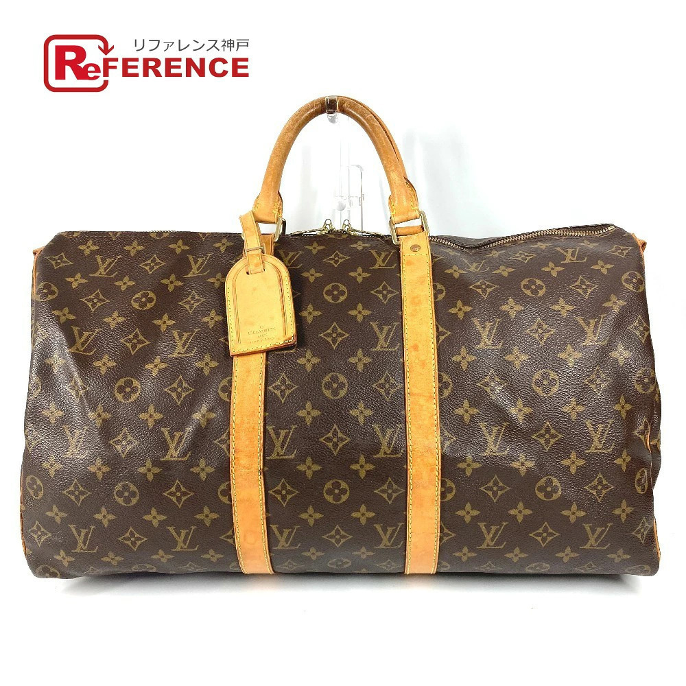Louis Vuitton Monogram Keepall Bandouliere Travel Bag Handbag Boston Canvas